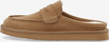 Bianco - Zapatillas de casa en marrón: frente