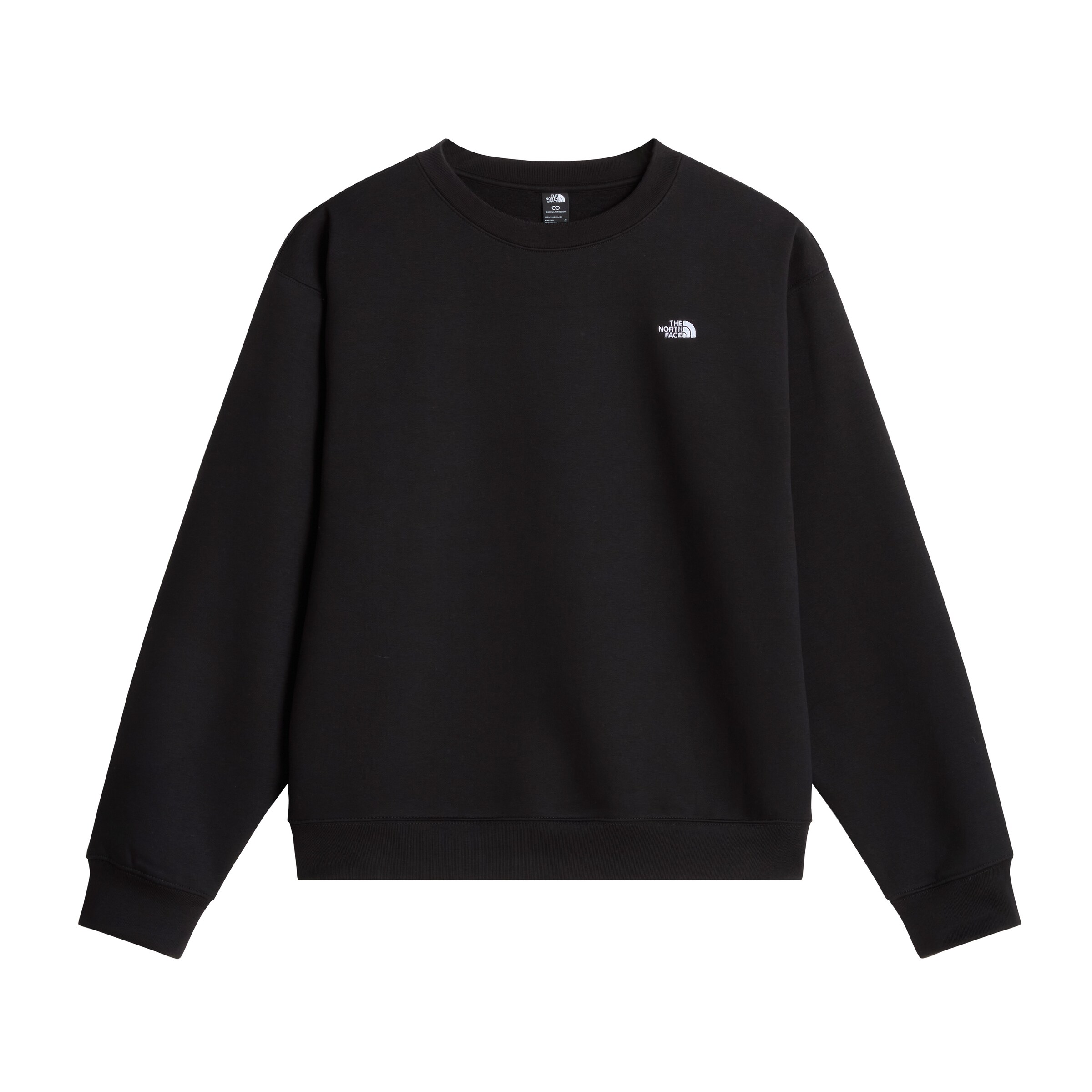THE NORTH FACE Athletic Sweatshirt in Black: front