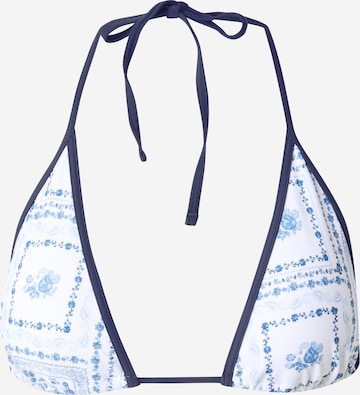 HOLLISTER Kolmio Bikinitoppi värissä sininen: etupuoli