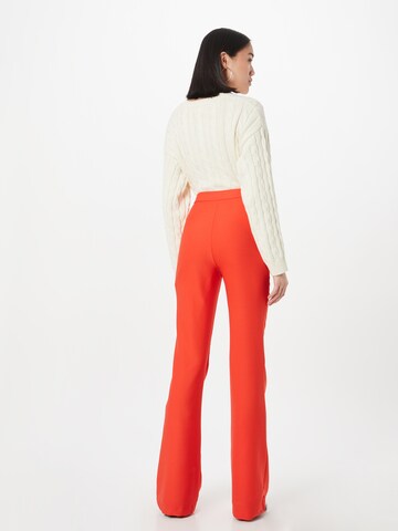 Trendyol Flared Broek in Rood