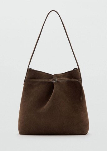 MANGO Shoulder Bag in Brown