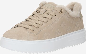 GUESS Sneakers low 'DENESA3' i beige: forside
