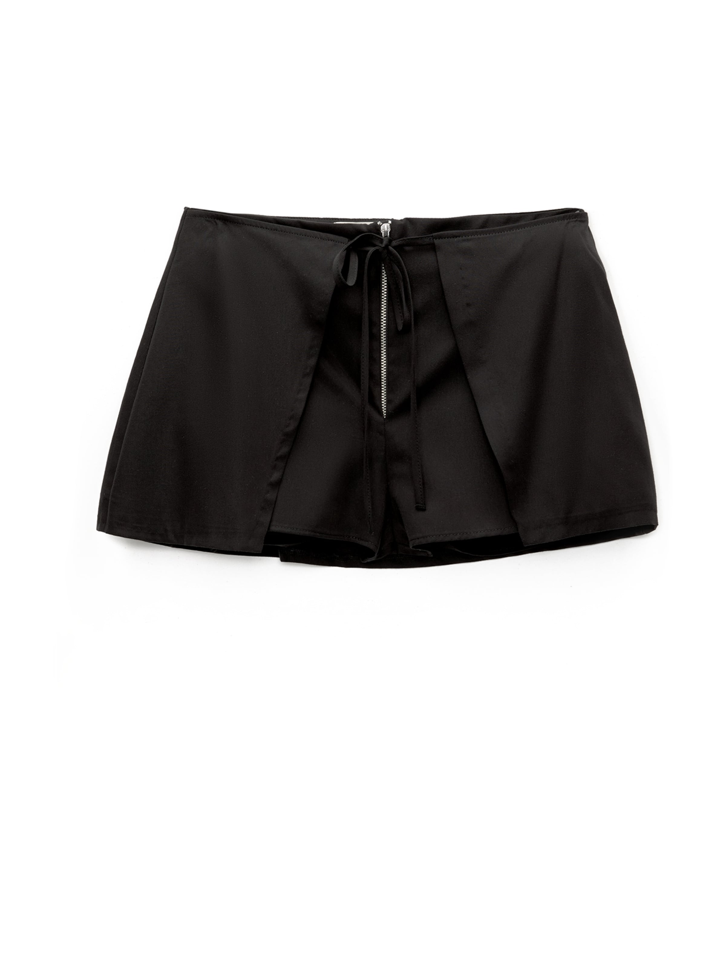 Pull&Bear Štandardný strih Nohavice - Čierna: predná strana