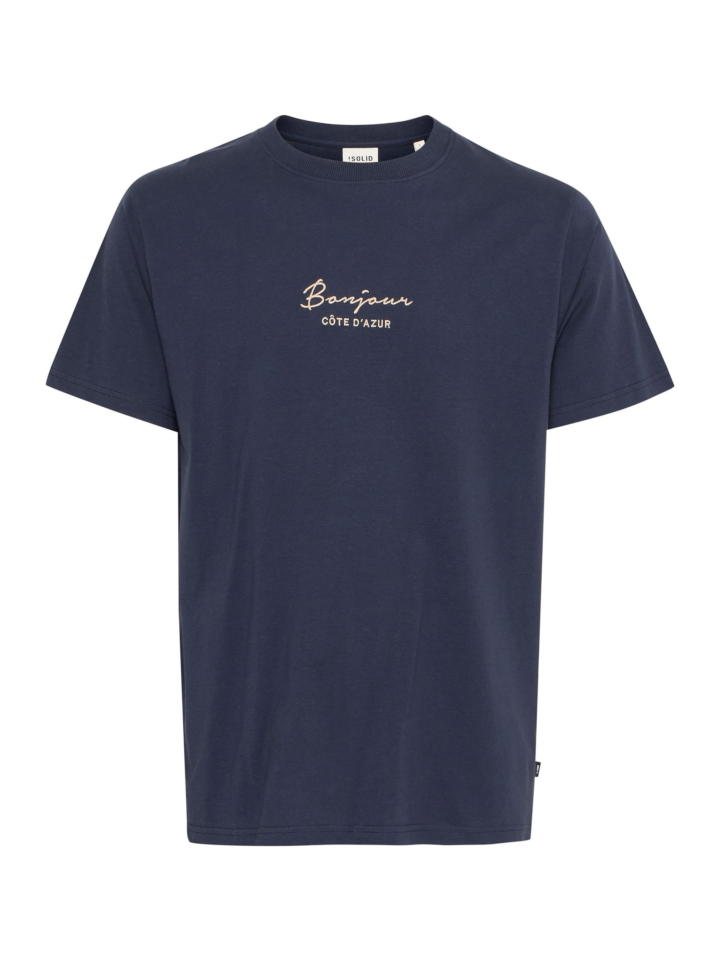 Maglietta ' SDPEDRO ' di !Solid in blu: frontale