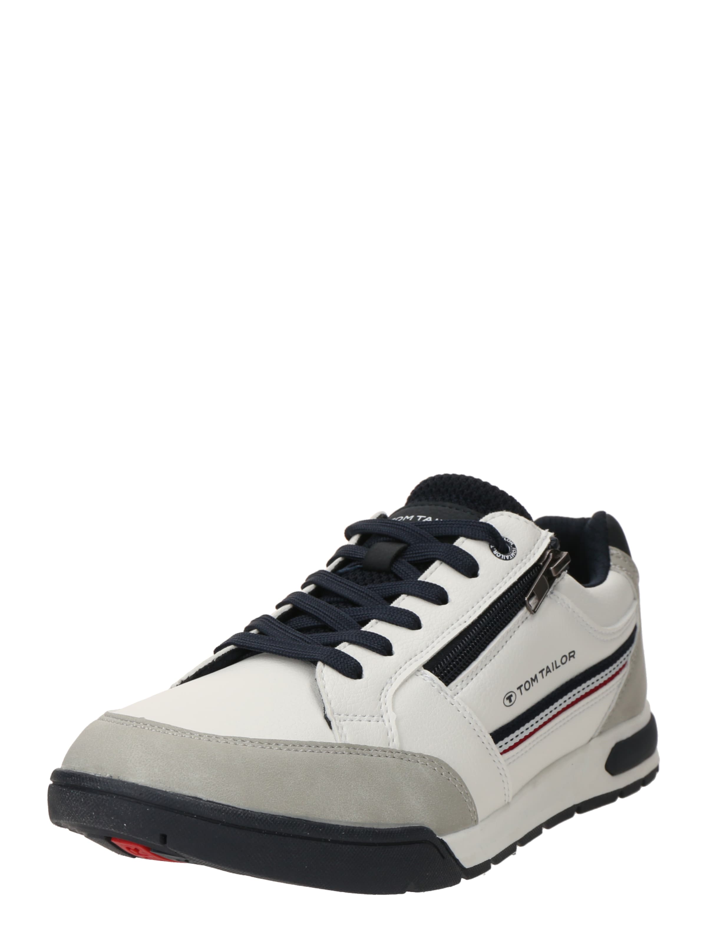TOM TAILOR Trampki niskie w kolorze biały: przód