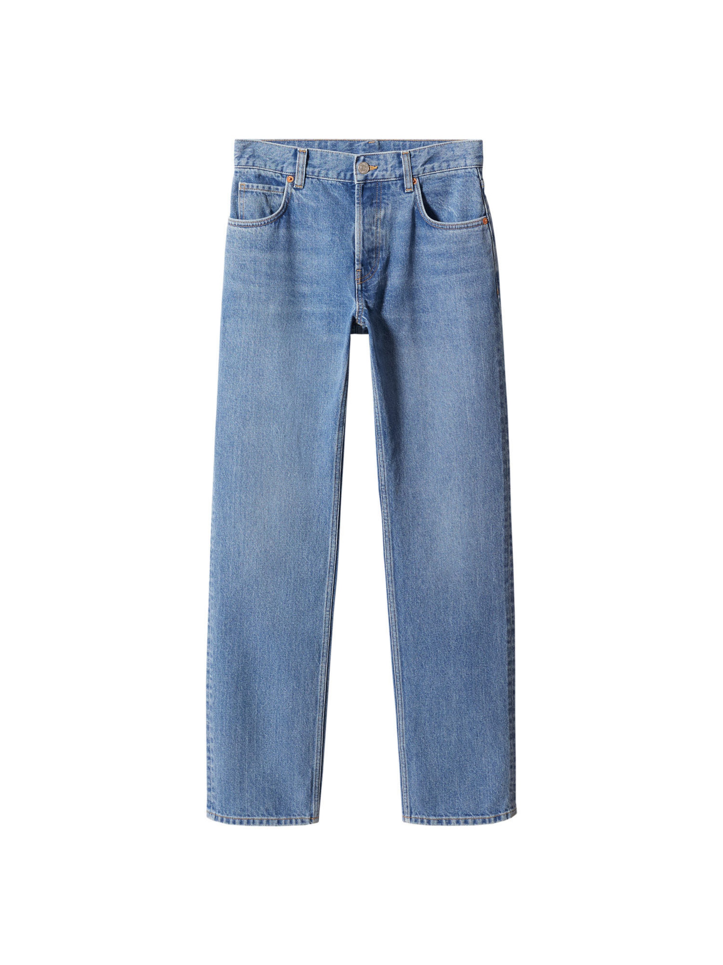 MANGO Loose fit Jeans 'Eliana' in Blue: front