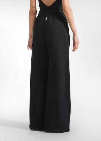 DEHA Wide Leg Hose in Schwarz