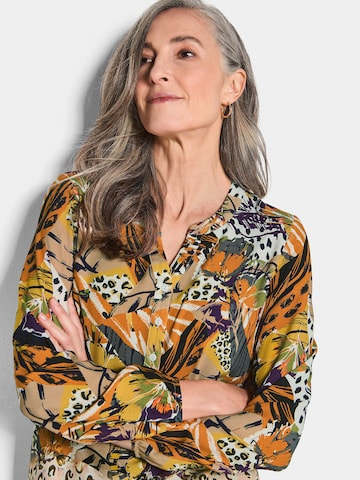 Goldner Bluse in Mischfarben