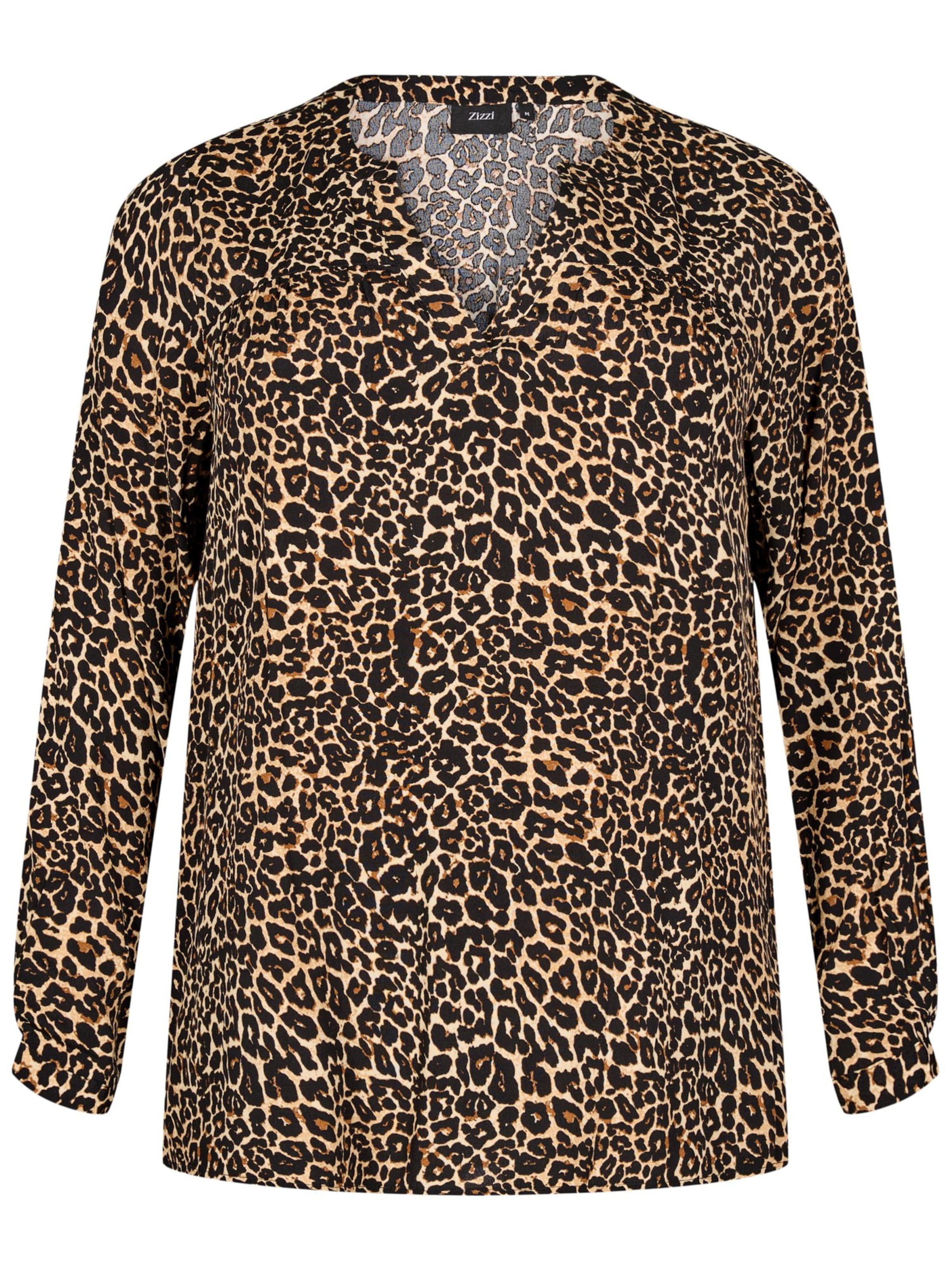 Zizzi Μπλούζα 'Bella' σε καφέ: μπροστά