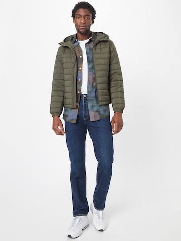 ABOUT YOU Between-Season Jacket 'Luan' in Green