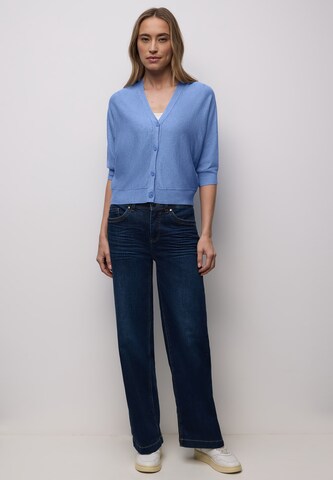 STREET ONE Knit Cardigan in Blue