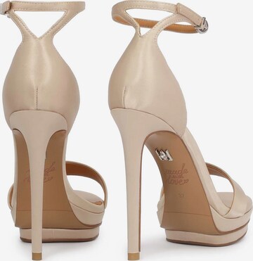 Kazar Strap Sandals in Beige