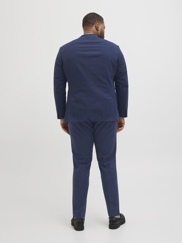 Jack & Jones Plus Slimfit Bukser med lægfolder i blå