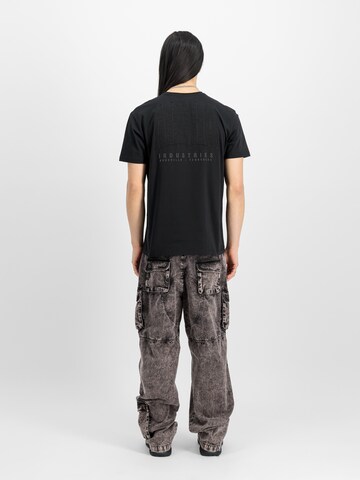 ALPHA INDUSTRIES Широка кройка Карго дънки в черно
