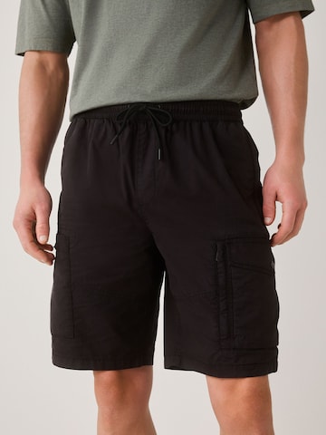 Next Loosefit Cargobroek in Zwart: voorkant