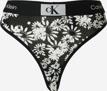 Calvin Klein Underwear Stringit värissä musta: edessä