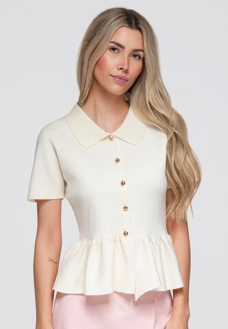 Ombre Shirt ' OW-TS-E0073' in Beige