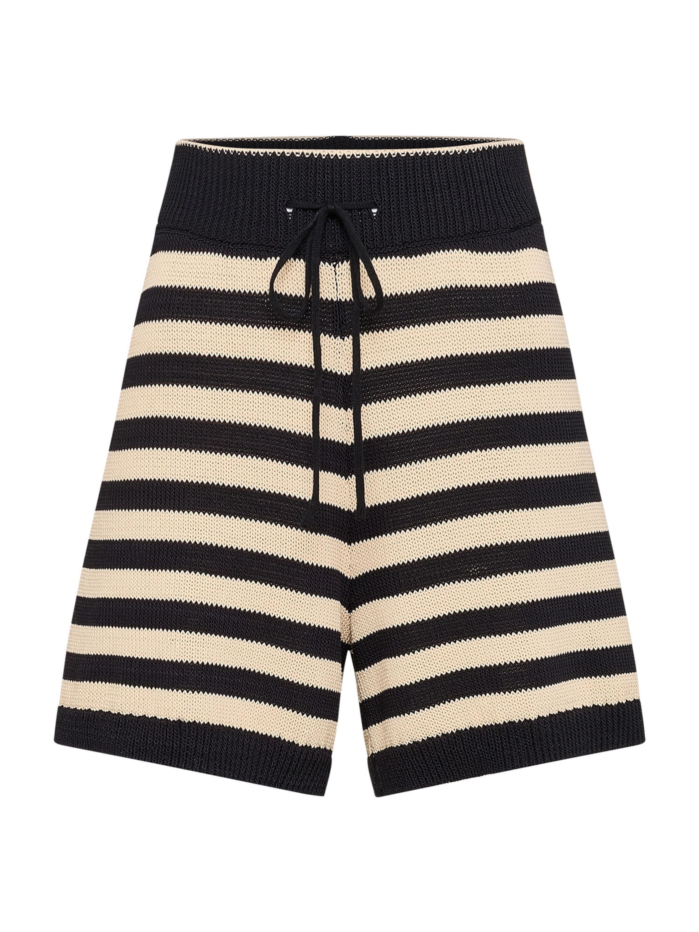 Tamaris Regular Shorts in Schwarz: Vorderseite