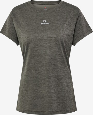 Newline Performance Shirt 'PACE' in Grey: front