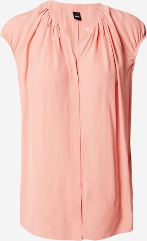 Camicia da donna 'Berika' di BOSS in rosa: frontale