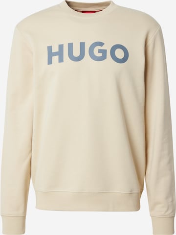 Felpa 'Dem' di HUGO in beige: frontale