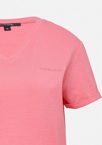 T-shirt COMMA en rose