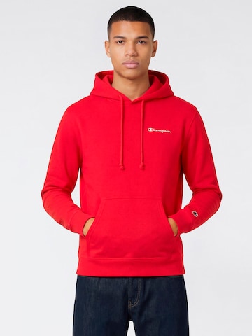 Champion Authentic Athletic Apparel - Sudadera en rojo: frente