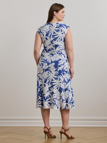 Lauren Ralph Lauren Plus Φόρεμα 'HANKA' σε μπλε