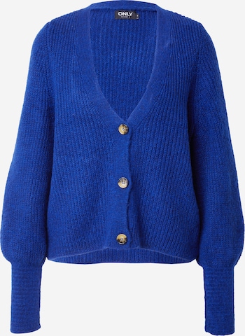 ONLY Knit cardigan 'CLARE' in Blue: front