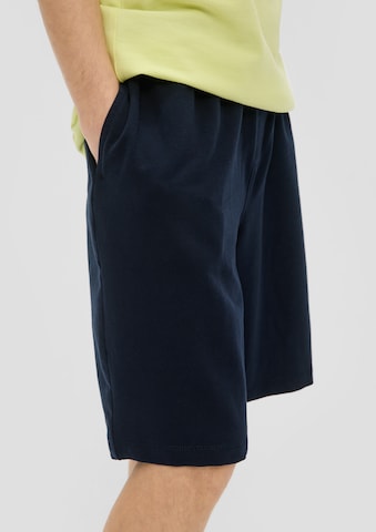 Loosefit Pantalon s.Oliver en bleu