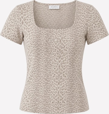 OH APRIL - Camisa 'Kalina' em bege: frente