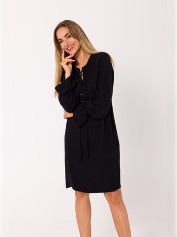 made of emotion - Vestido en negro: frente