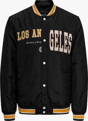 Only & Sons Between-Season Jacket 'Loui' in Black: front