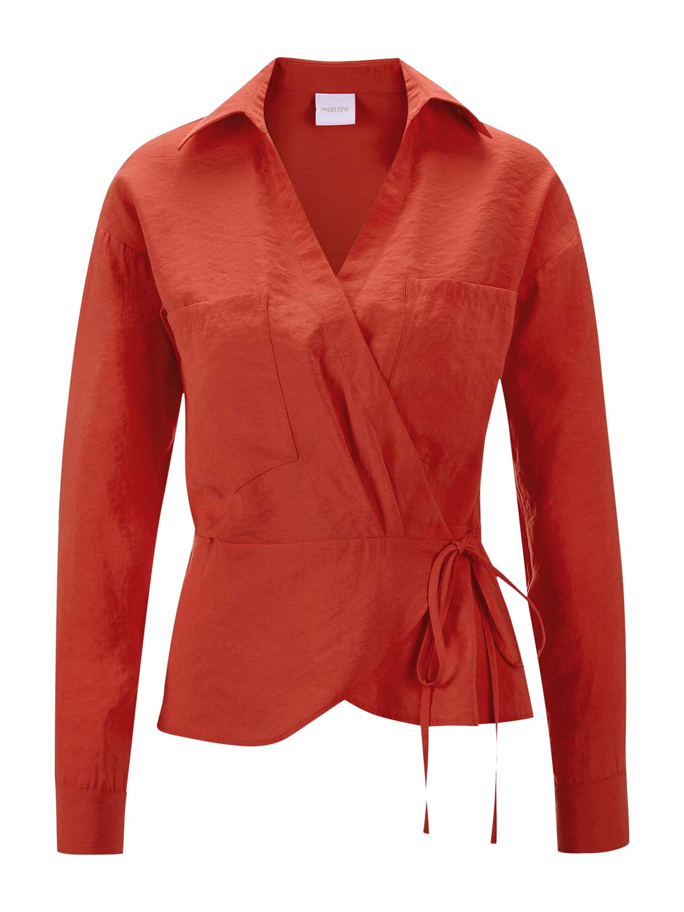 Chemisier MADELEINE en orange : devant