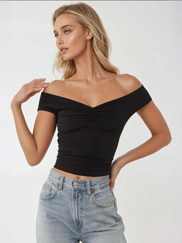 T-shirt Hiccup en noir : devant