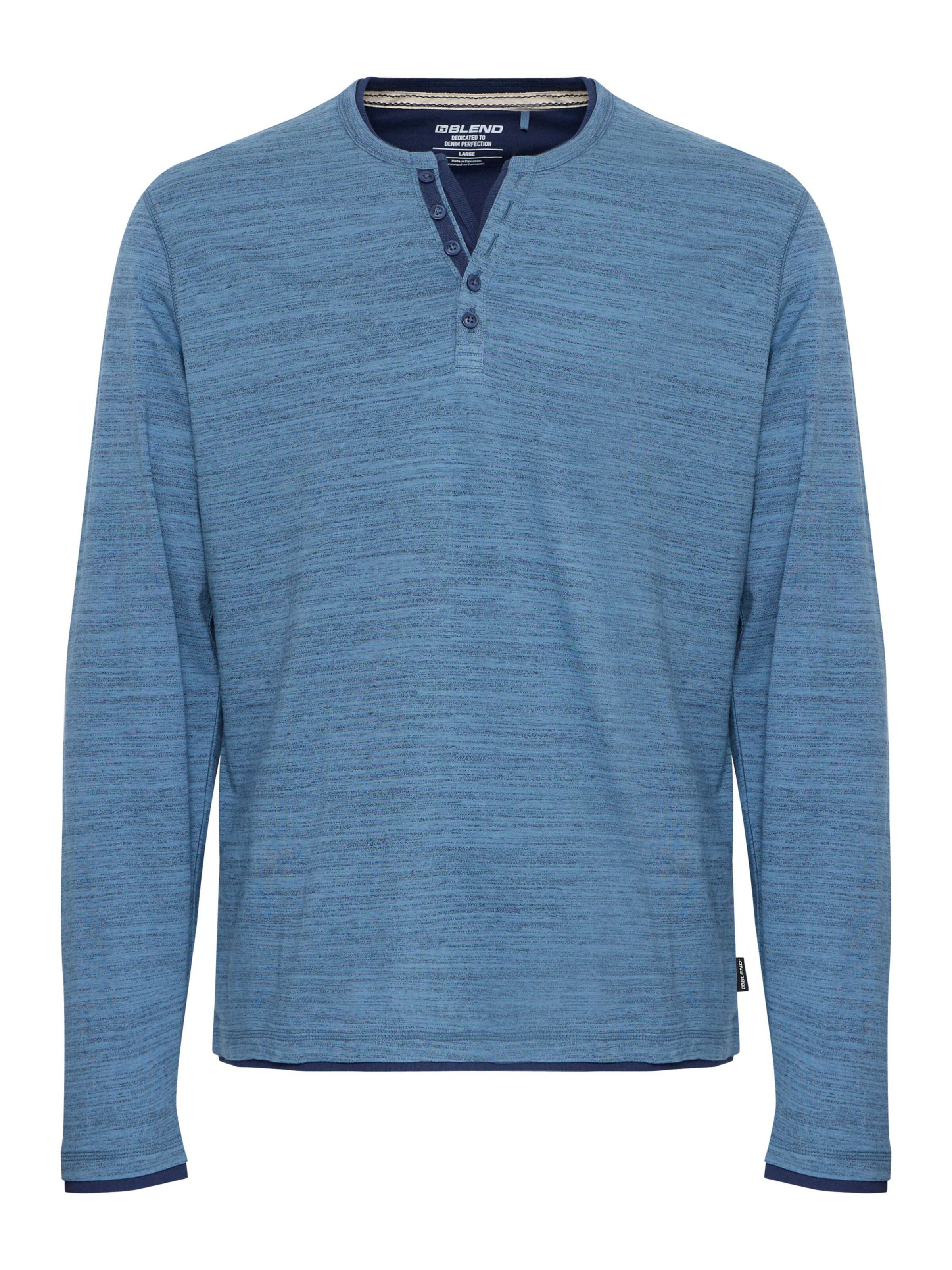 BLEND Langarmshirt ' BHJEFF ' in Blau: Vorderseite