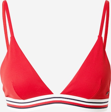 Tommy Hilfiger Underwear Triangel Bikinitop in Rot: Vorderseite