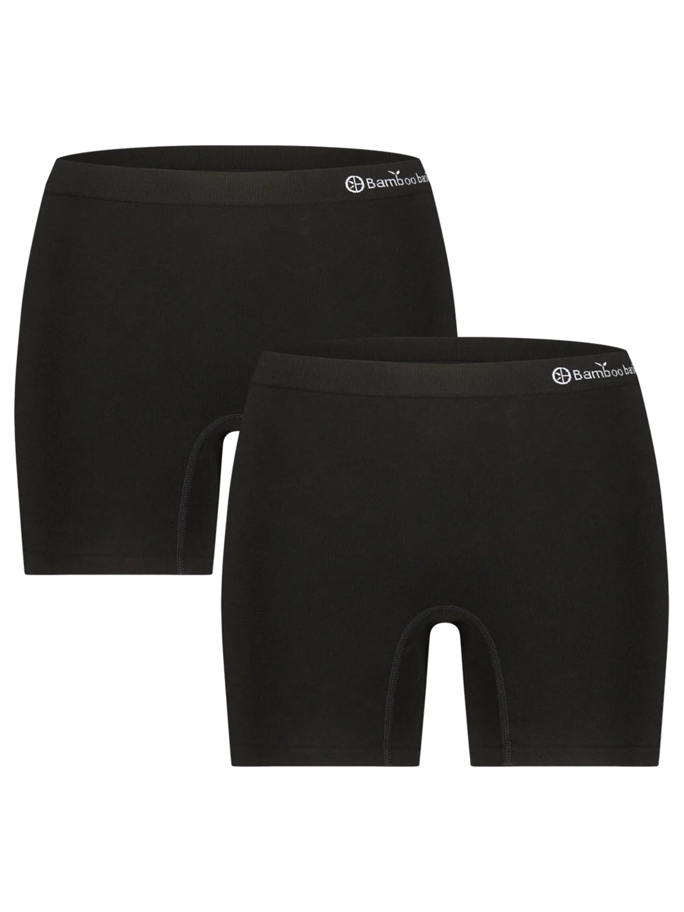 Bamboo basics Slip 'Selena' in Zwart: voorkant