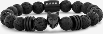 Akitsune Bracelet 'Obsidius' in Black: front