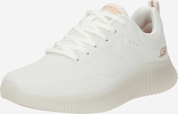 SKECHERS Sneakers laag 'Bobs Geo' in Wit: voorkant