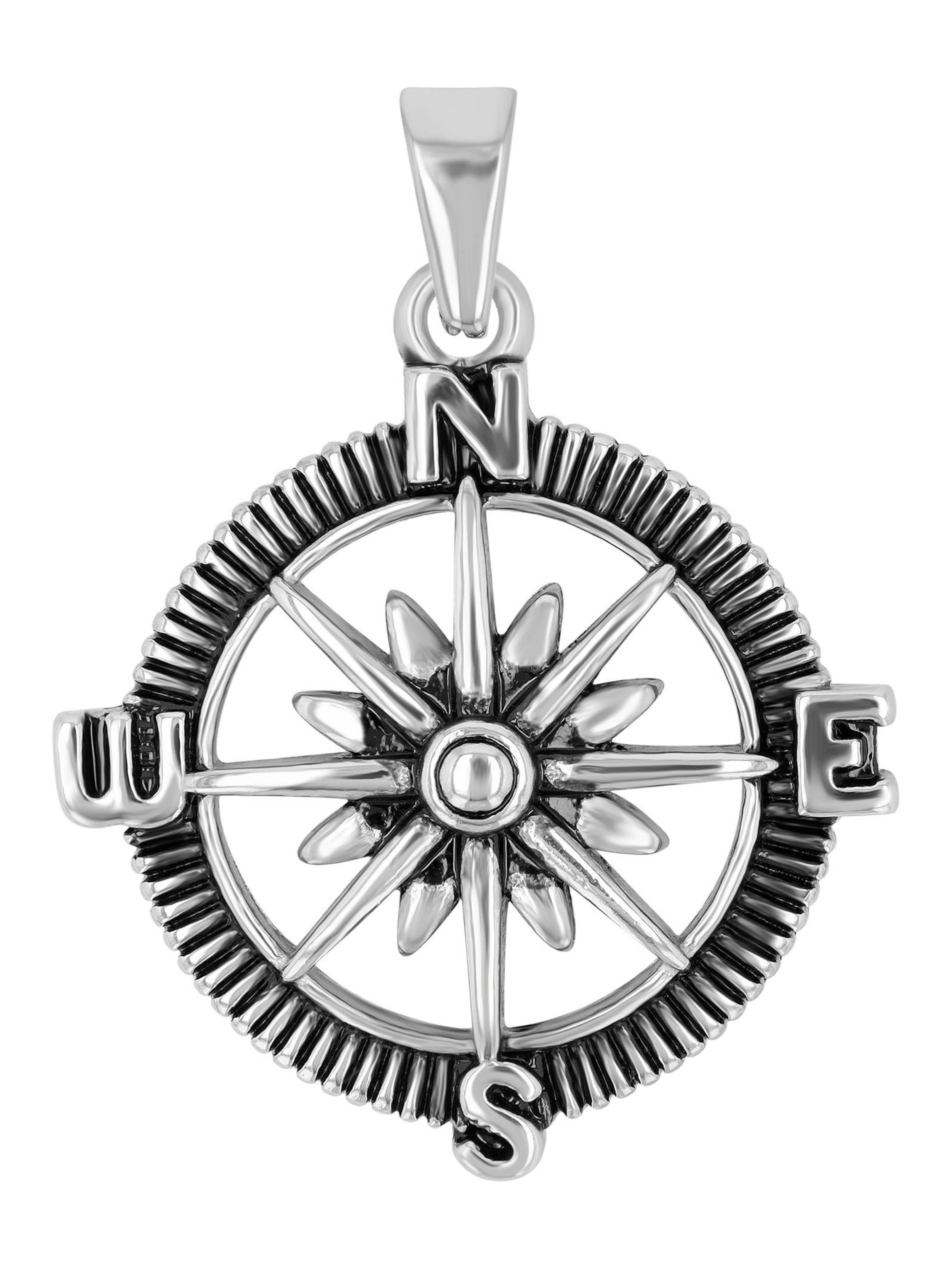 Akzent Pendant 'Kaito, langlebig' in Silver: front