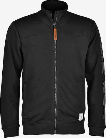 TOP GUN Sweatjacke in Schwarz: Vorderseite