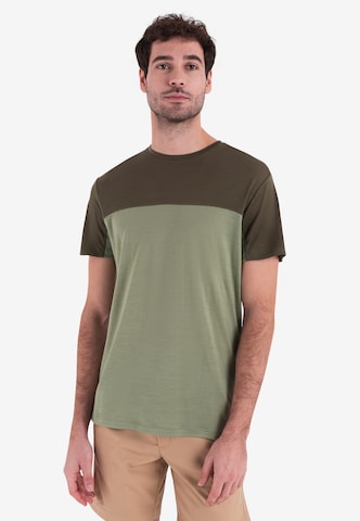 ICEBREAKER Performance shirt 'Cool-Lite Sphere III' in Green: front