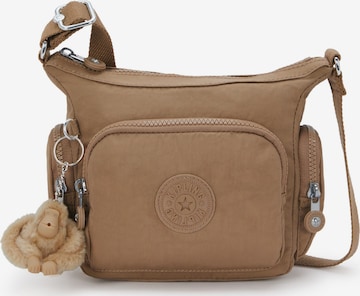 Borsa a tracolla 'Gabbie' di KIPLING in beige: frontale