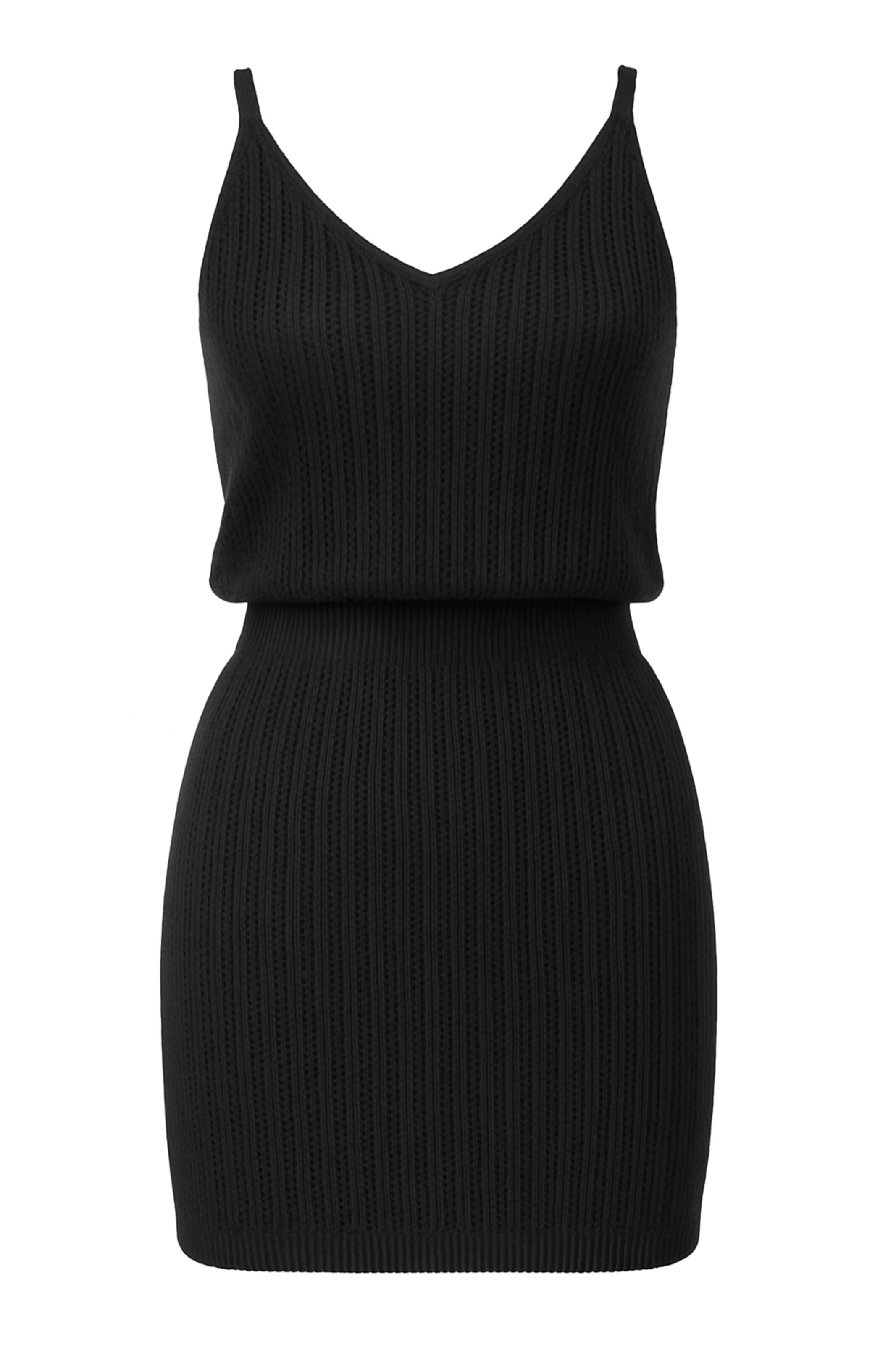 JANE's Kleid in Schwarz: Vorderseite