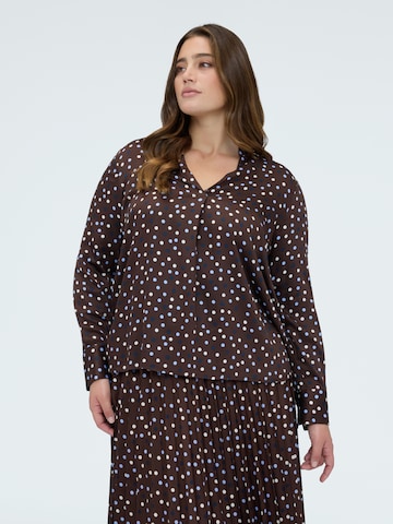 Chemisier Fiorella Rubino en marron