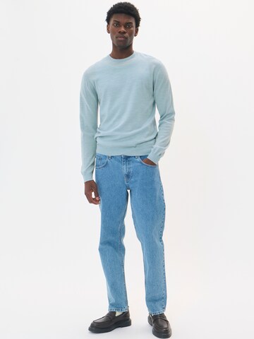 Matinique Klasický střih Svetr 'Margrate' – modrá