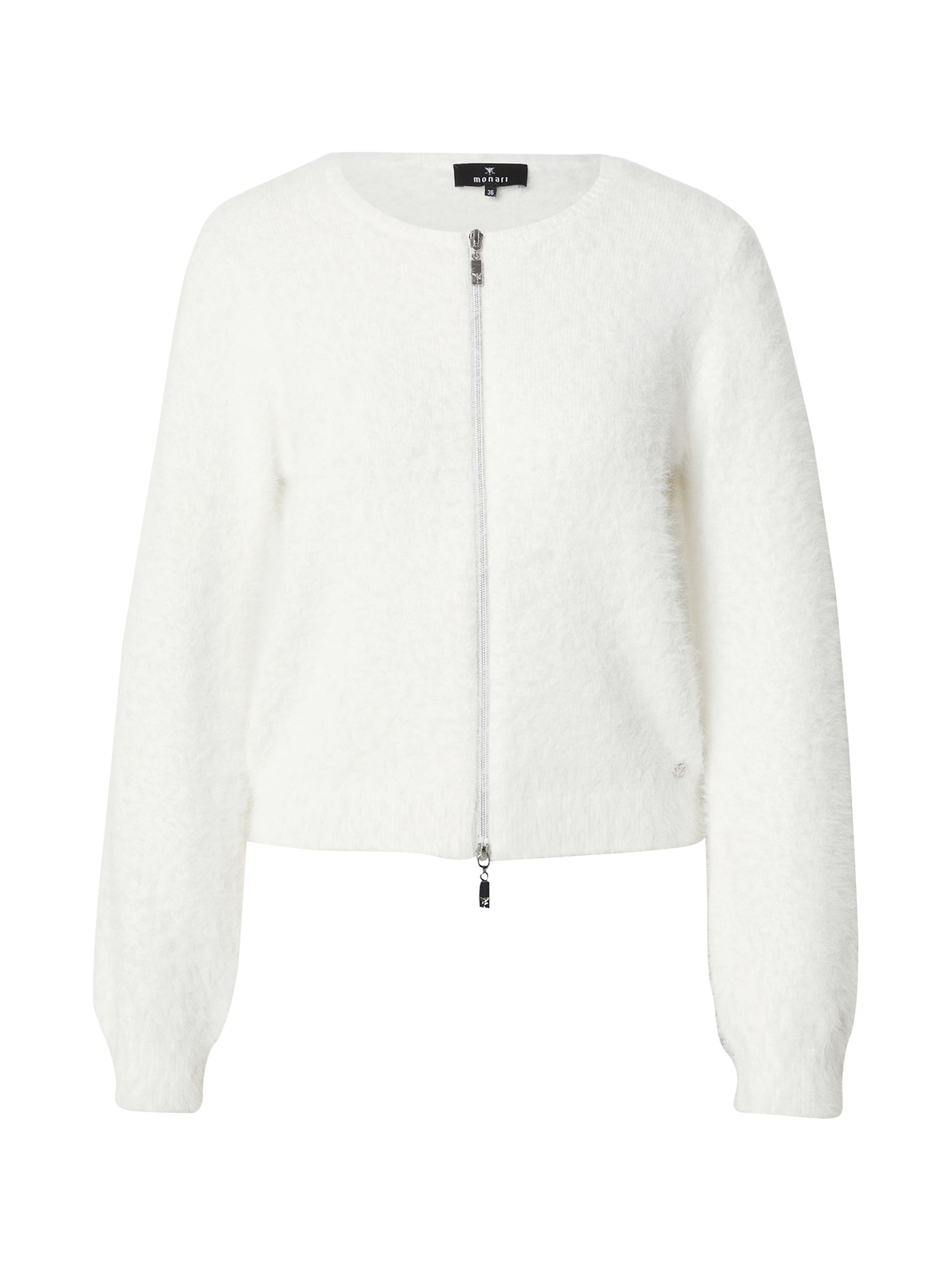 Cardigan monari en blanc : devant