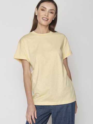 GREENBOMB Shirt in Geel: voorkant