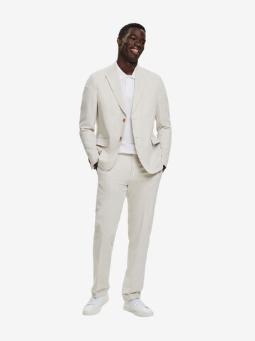 ESPRIT Comfort fit Suit Jacket in White